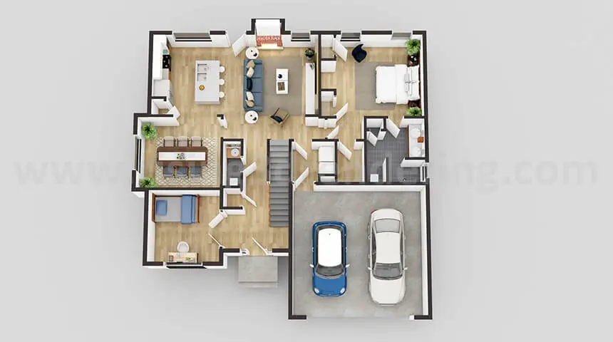 The Spectacular 3D Floor Plan Design Services of Rising 3D
