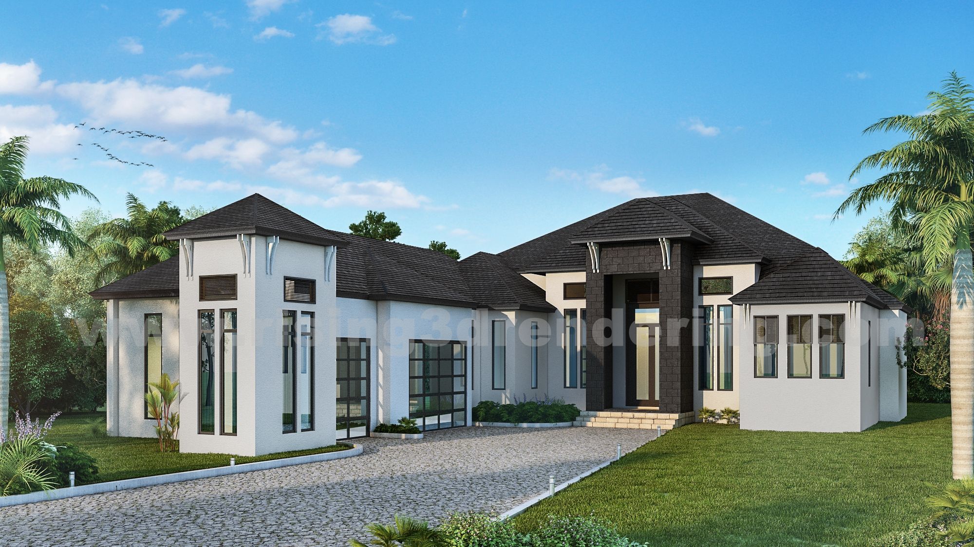 Globally, Rising 3D Design and Render 3D Interior and Exterior Models