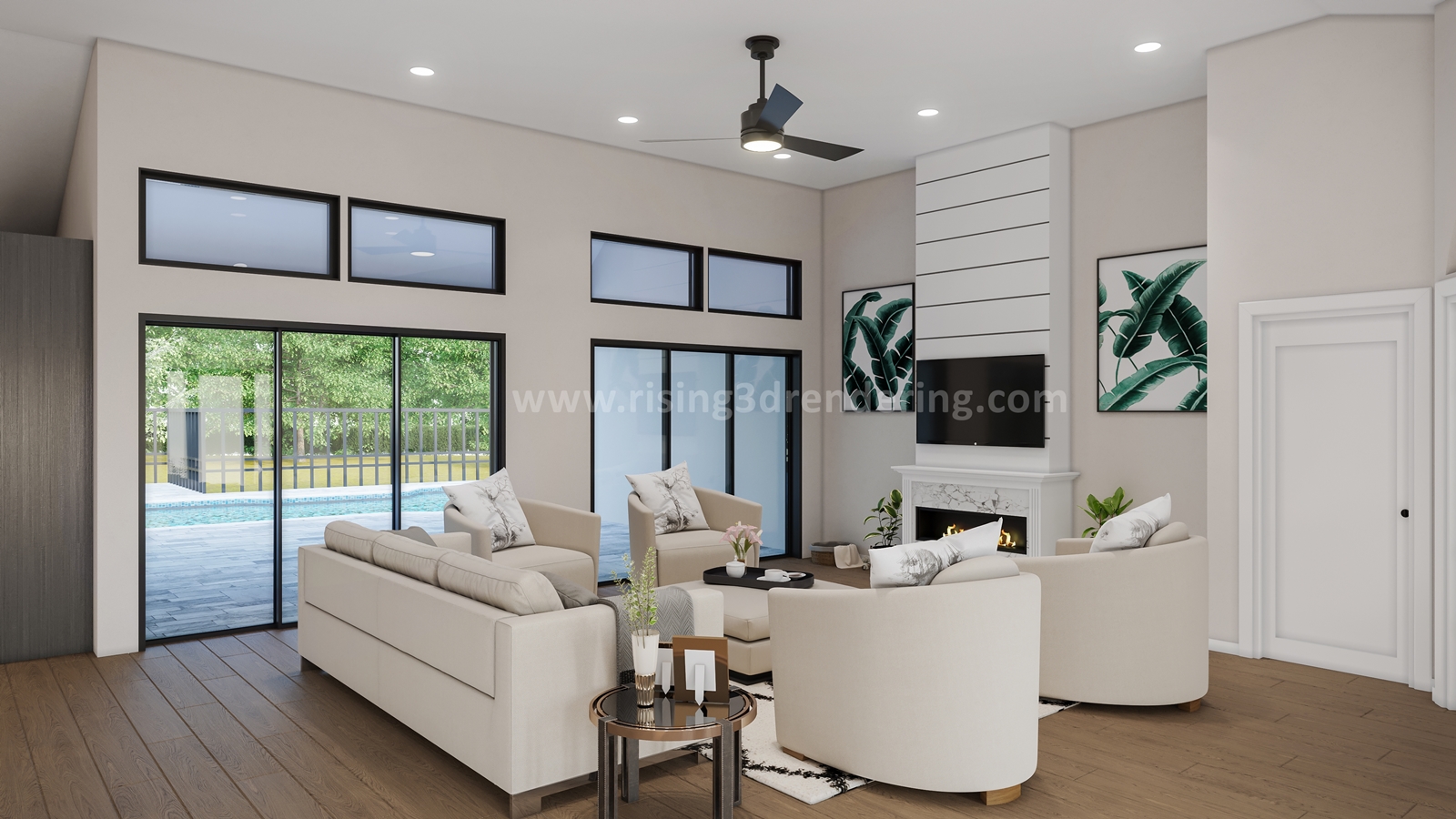 Budget-Friendly Interior and Exterior Design Rendering with Rising 3D