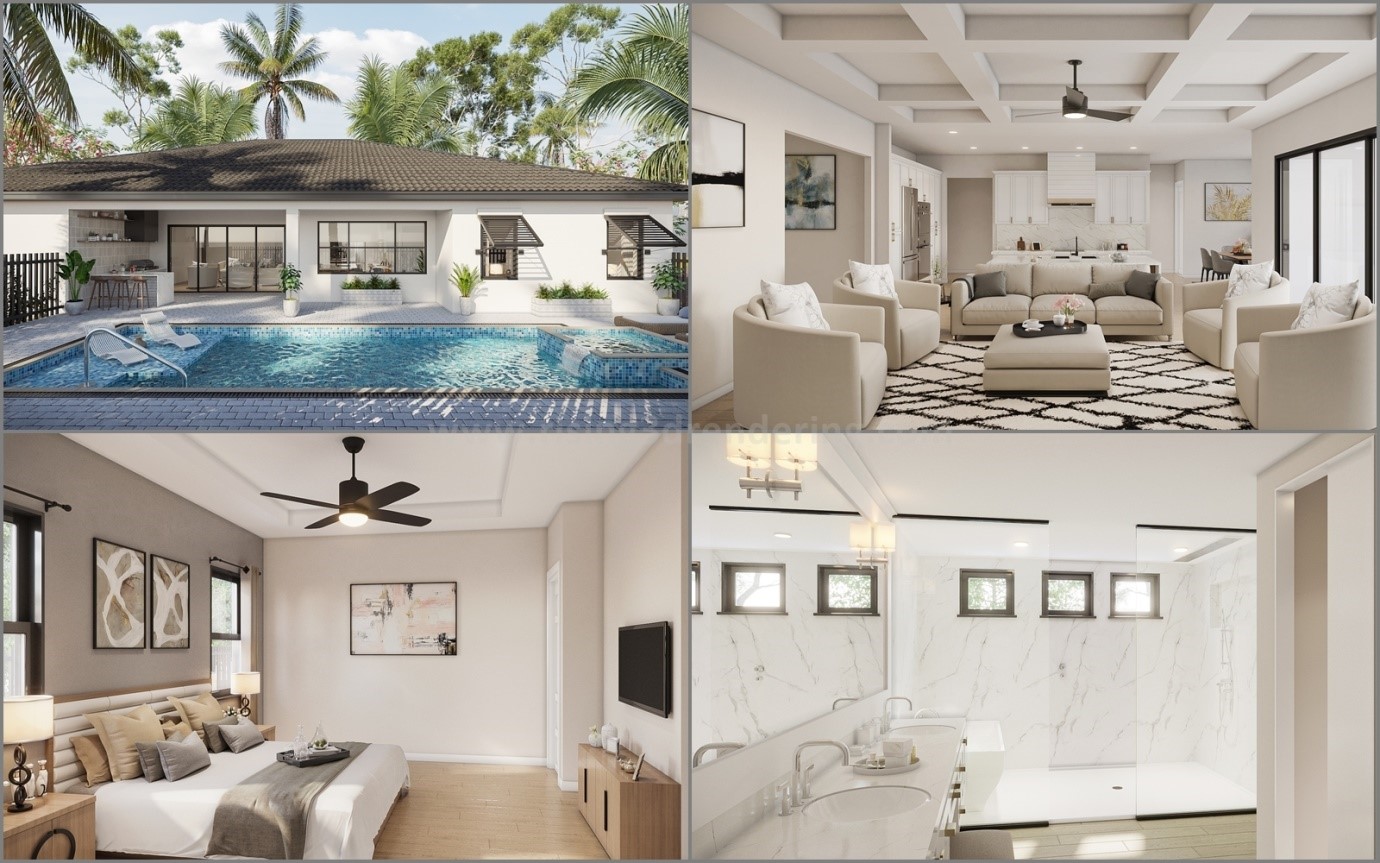 3D Interior Design and Rendering Services